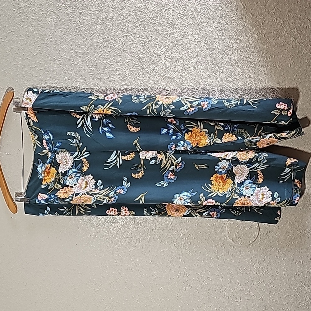MELLODAY Floral Wide Leg Pants